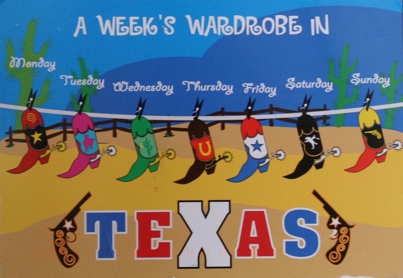 a very funny card from Texas, from Oxana Sims