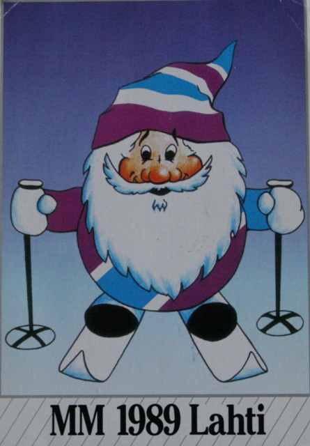 Emblem of some ski championship, from Finland