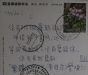 the message on the Taiwanese card