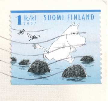 Moomin stamp, Finland